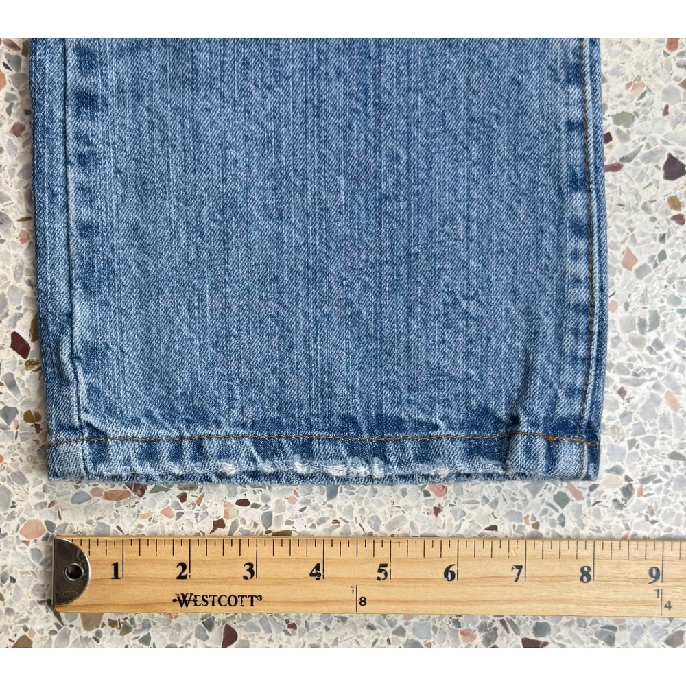 Guess‎ USA Vtg Women's Distressed & Bedazzled Bootcut Denim Jeans Size 29 - Picture 5 of 12